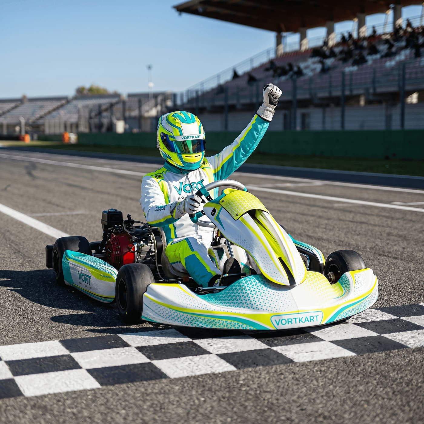 Complete turnkey karting attraction with spectator area and timing system